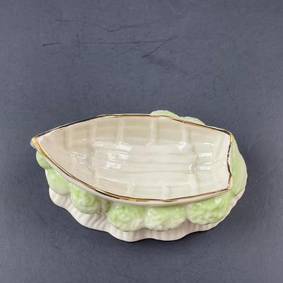 -265- BELLEEK | Irish Porcelain Boat Trinket Dish | 6th Mark