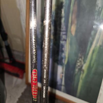 Sale Photo Thumbnail #15: New and like new Graphite Cimmposite rods and reels. Daiwa, Shakespeare, Silstar, and more!