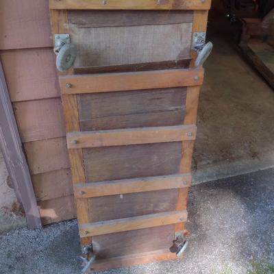 Vintage K-Mart Wood Frame Mechanic's Creeper