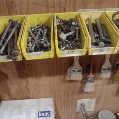 Assortment of Tools, Hardware and Shop Accessories (See all Pictures)
