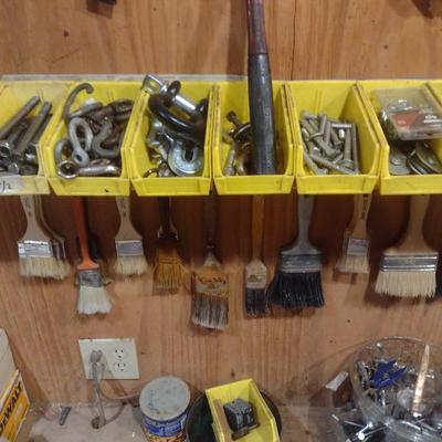 Assortment of Tools, Hardware and Shop Accessories (See all Pictures)