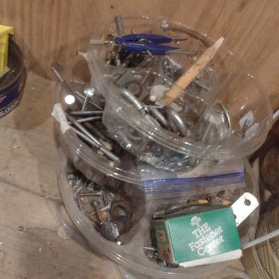 Assortment of Tools, Hardware and Shop Accessories (See all Pictures)