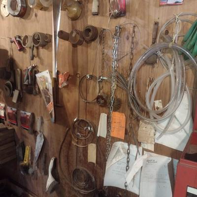 Assortment of Tools, Hardware and Shop Accessories (See all Pictures)