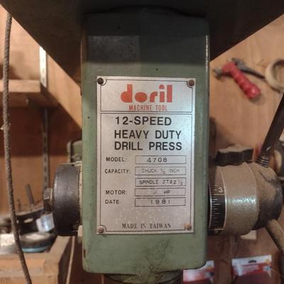 Doril 12 Speed Heavy Duty Drill Press