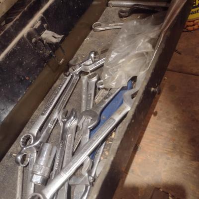 Metal Toolbox with Contents