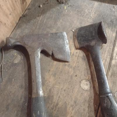 Pair of Work Hatchets includes an Estwing