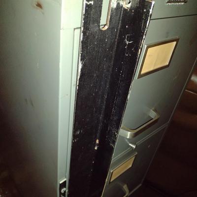Statesman Metal Filing Cabinet Tower with Security Bar