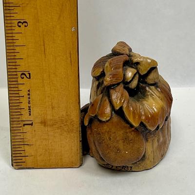 Winking Owl Figurine Beasties of the kingdom John Raya Designs Orlando FL 2.5" tall