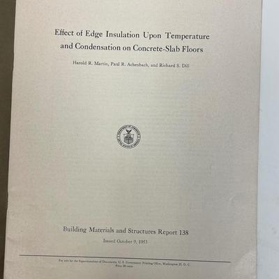 US Dept of Congress Studies Stone Setting Mortars & Effects of Edge Insulation