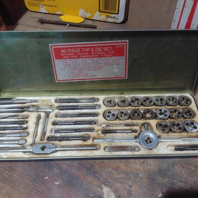 40 Piece Tap and Die Tool Set National