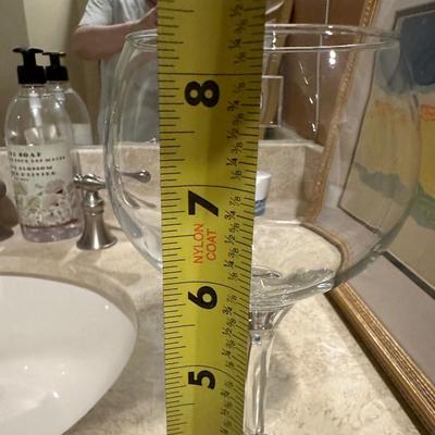 Set of Eleven Stemmed Wine Glasses (11)