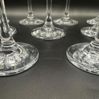 Set of Eleven Stemmed Wine Glasses (11)