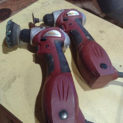 Pair of Northern Industrial Electric Hand Drills