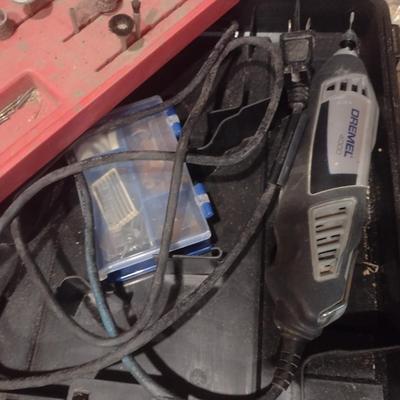 Assortment of Dremel Hand Tools and Accessories