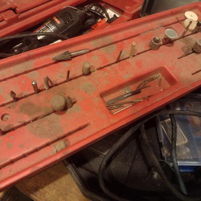 Assortment of Dremel Hand Tools and Accessories
