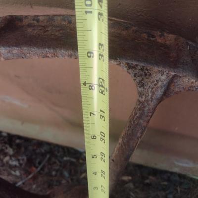 Antique Metal Spoked Wagon Wheel