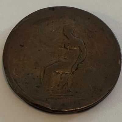 THREE British King George Era Half Pennies Copper 1799 1806 & ?