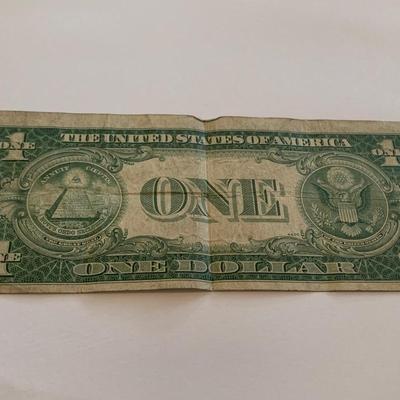 Vintage Currency Lot 1935C Silver Cert & 5 Cent Military Payment Cert