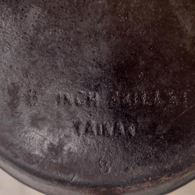 8" Made in Taiwan Cast Iron Skillet