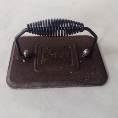 Lodge Cast Iron Bacon Press with Spiral Handle