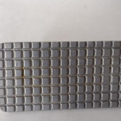MCM Vintage T.R. Hall MFG. CO. Burlington, NC Cast Aluminum Grill Press with Wooden Handle