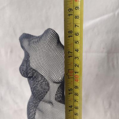 Wire Sculpture of Female Form- Approx 18 1/4" Tall