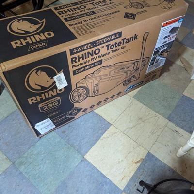 Rhino Tote Tank Portable RV Waste Tank Kit