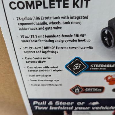 Rhino Tote Tank Portable RV Waste Tank Kit