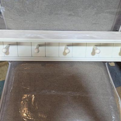 Wall Mounted Coat Rack With Shelf