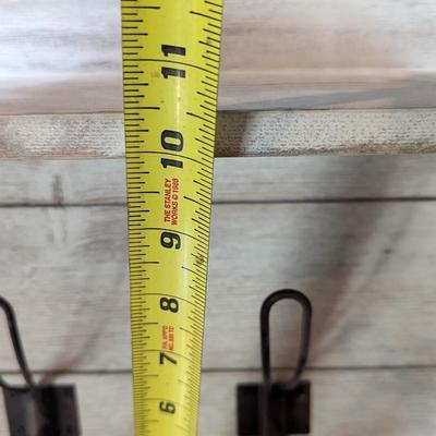 Wall Mounted Coat Rack With Shelf