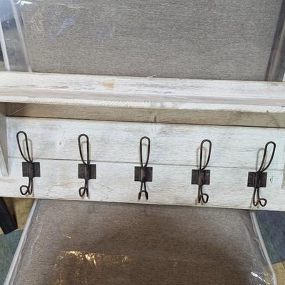 Wall Mounted Coat Rack With Shelf