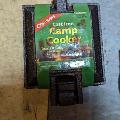 2 Rome Industries Square Cast Iron Pie Iron & Camp Cooker Square Iron
