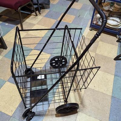 Wellmax Folding Shopping Cart