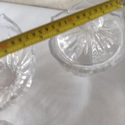 Large Collection of Clear Glass Serve Ware- Bowls, Salt and Pepper Shakers, Vase, etc.