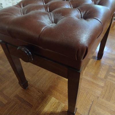 CPS Imports Adjustable Height Cushioned Piano Bench