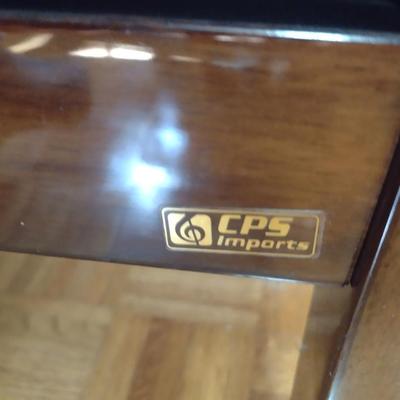 CPS Imports Adjustable Height Cushioned Piano Bench