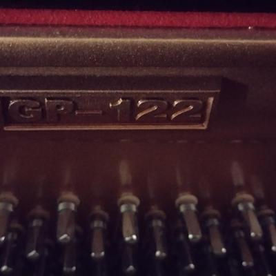 Gebr Perzina Upright Piano GP-122 48" Mahogany Cabinet
