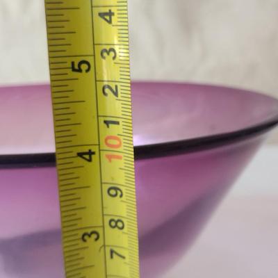 Colorful, Flare Top Art Glass Bowl- Approx 8 3/4" in Diameter