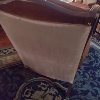 Mid-Century Design Rattan Wing Back Chair Choice A