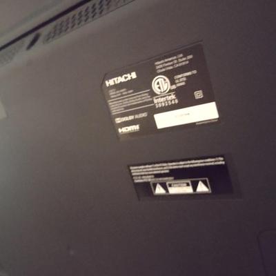 Hitachi 60" Flat Screen TV with Remote
