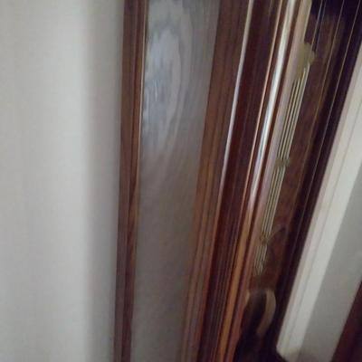 Vintage Seth Thomas Oak Case Grandfather Clock