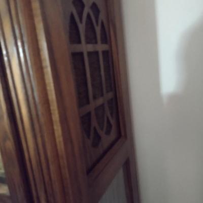 Vintage Seth Thomas Oak Case Grandfather Clock