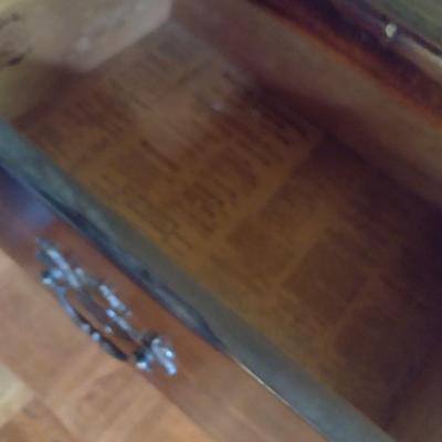 Vintage Sears Open Hearth Solid Walnut Double Drawer Side Dresser Choice A