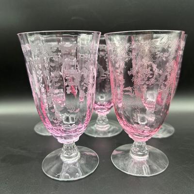 FOSTORIA Navarre Iced Tea Glass Set of (5)