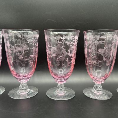 FOSTORIA Navarre Iced Tea Glass Set of (5)