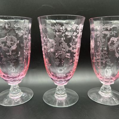 FOSTORIA Navarre Iced Tea Glass Set of (5)