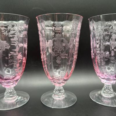 FOSTORIA Navarre Iced Tea Glass Set of (5)