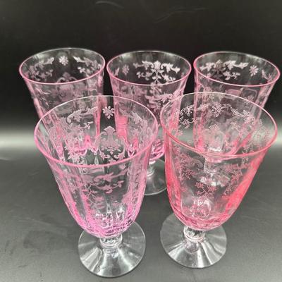 FOSTORIA Navarre Iced Tea Glass Set of (5)