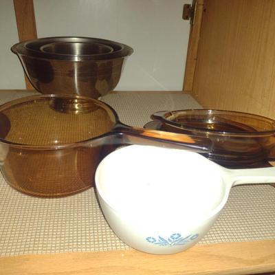 Large Collection of Kitchen Ware- Dinnerware, Bake Ware, Storage Containers, Pots, Pans, etc.