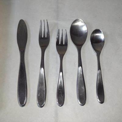 Vintage, MCM 18/8 Stainless Steel Flatware Set- Made in Korea- Approx 45 Pieces